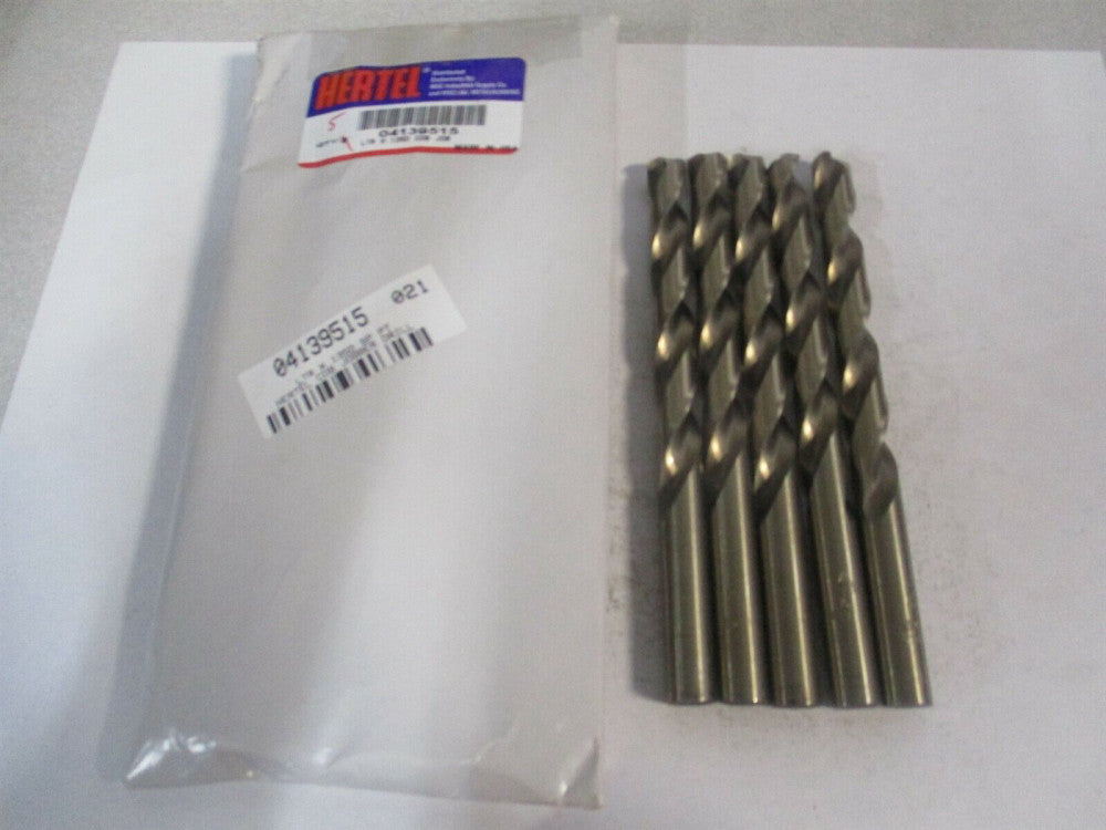 (04139515) Letter X 3-3/4" x 5-1/8" 135° Cobalt Jobber Drill - Pack of 5