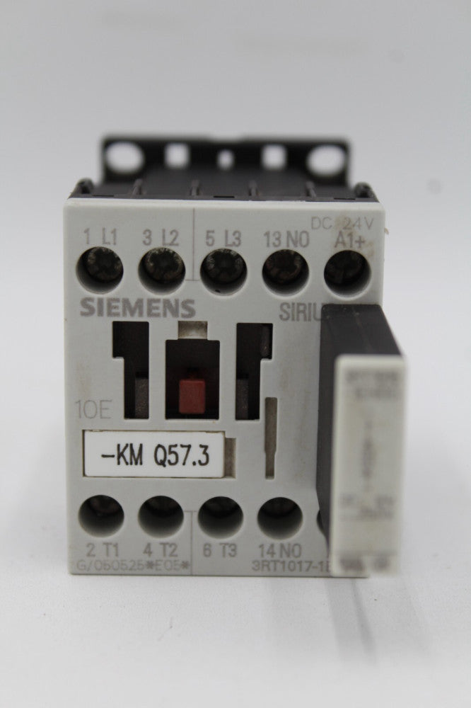 SIEMENS 3RT1017-1BB41 SIRIUS CONTACTOR 24VDC WITH 3RT1916-1EH00