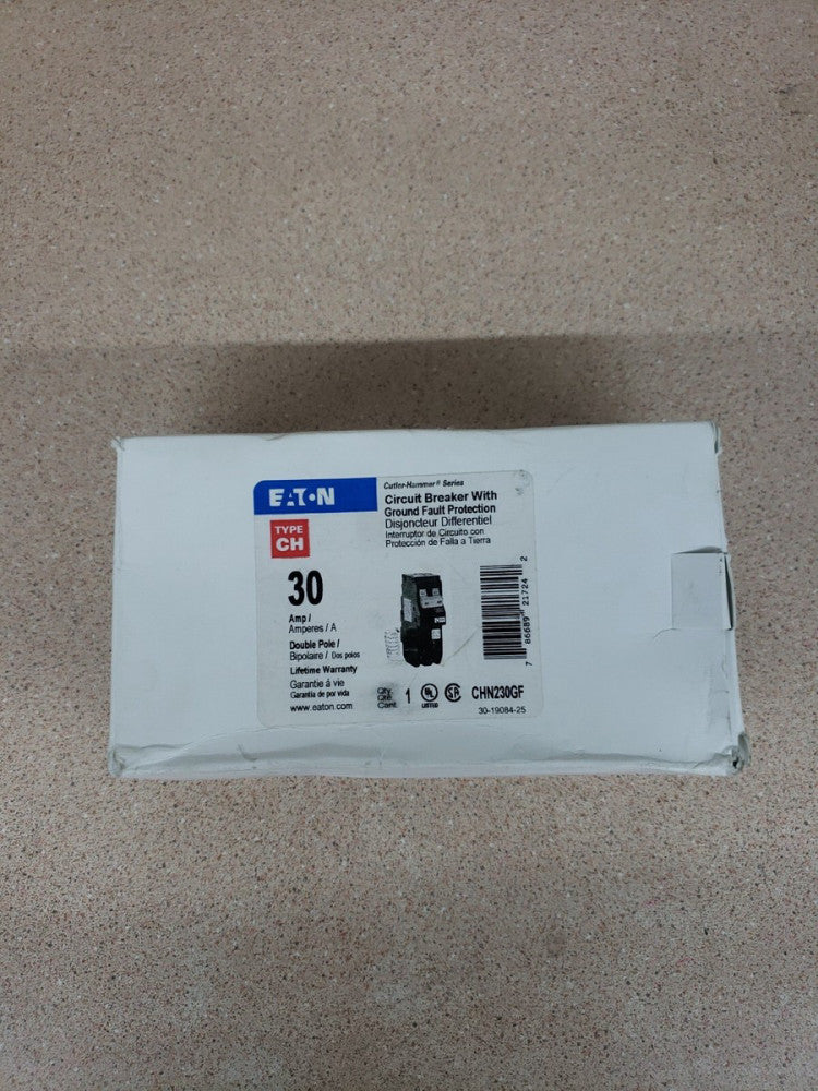 NEW IN BOX EATON CUTLER HAMMER CHN230GF 30A 120/240 CIRCUIT BREAKER OLD STOCK