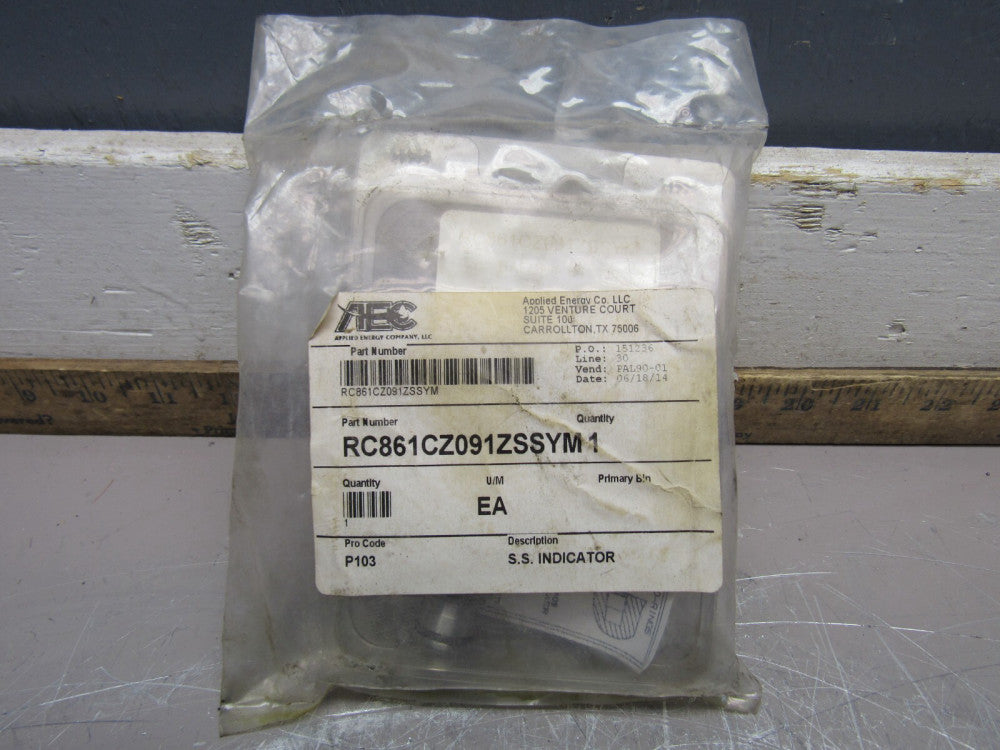 APPLIED ENERGY COMPANY DIFFERENTIAL PRESSURE SWITCH RC861CZ091ZSSYM NEW IN BOX !