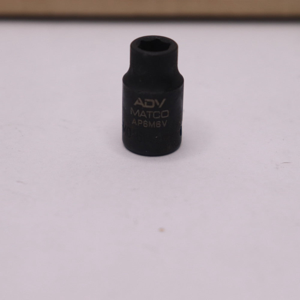 Matco Shallow Impact Socket 1/4" Drive x 6mm AP6M6V