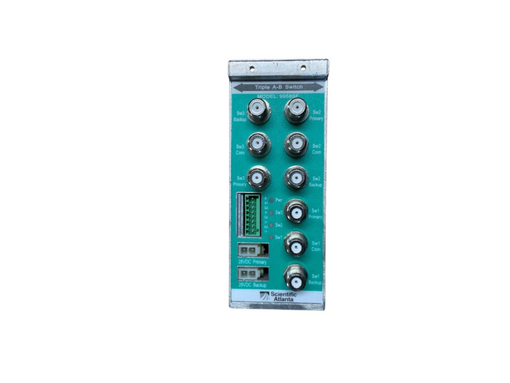 Scientific-Atlanta 9958SF Triple A-B Switch Module / 3-Switch AB Coax Switch – 2