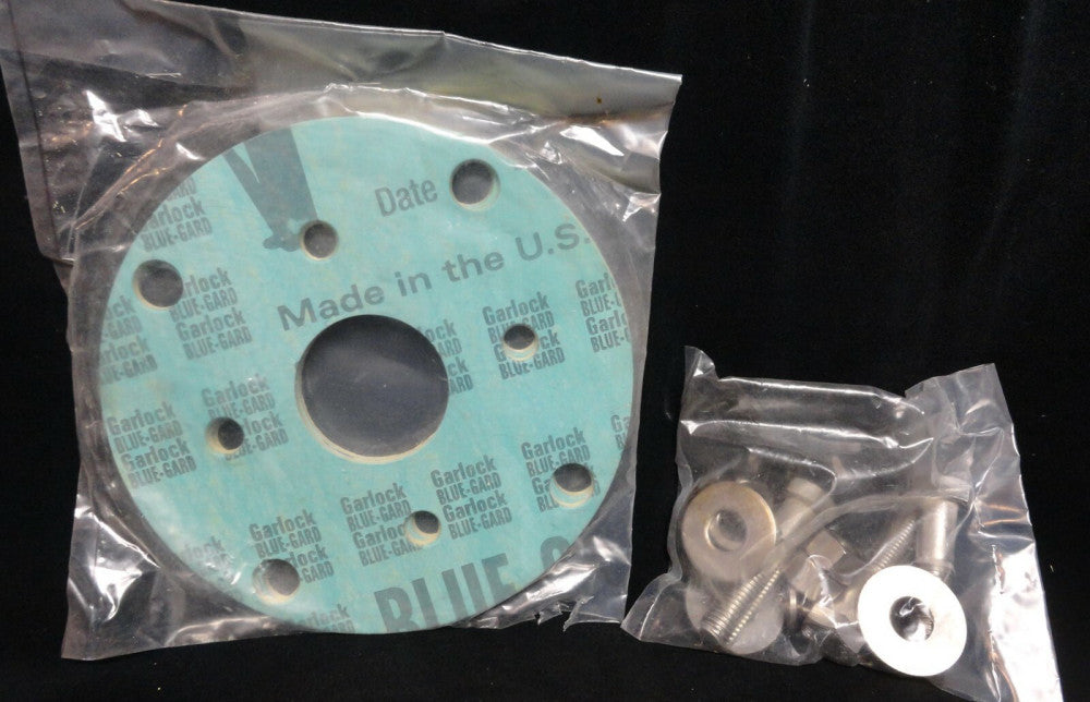 GARLOCK ~ BLUE GARD ~ GASKET ~ 3000 ~ 2-1/2" PIPE ~ 1/8" THICK ~ LOT OF 2 NEW 