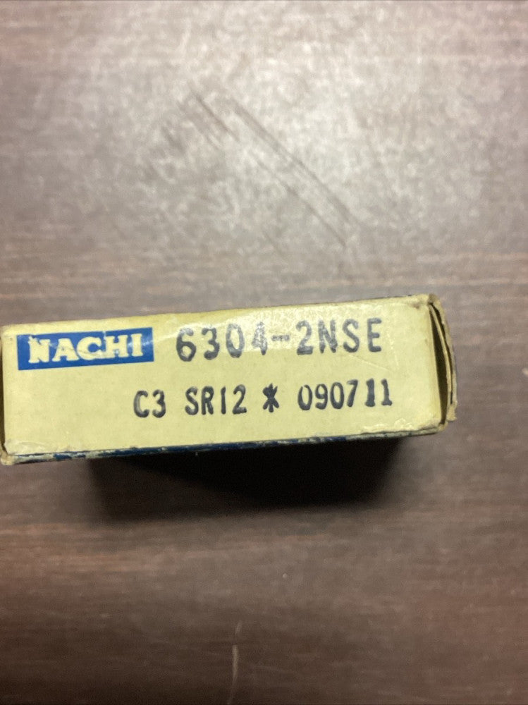 6304-2NSE Sealed Radial Ball Bearing - Nachi Sealed Factory Package