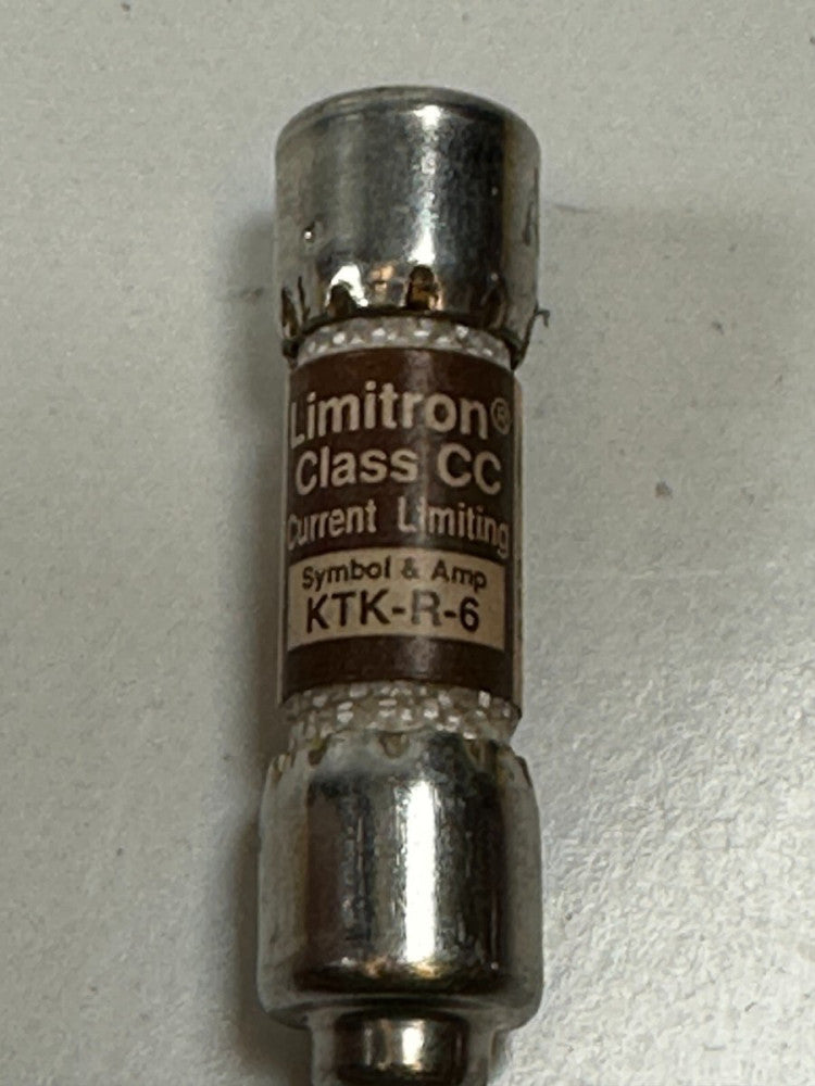Bussmann KTK-R-6 Fuse Limitron Current Limiting Class CC 6A/600V - New Fast Ship