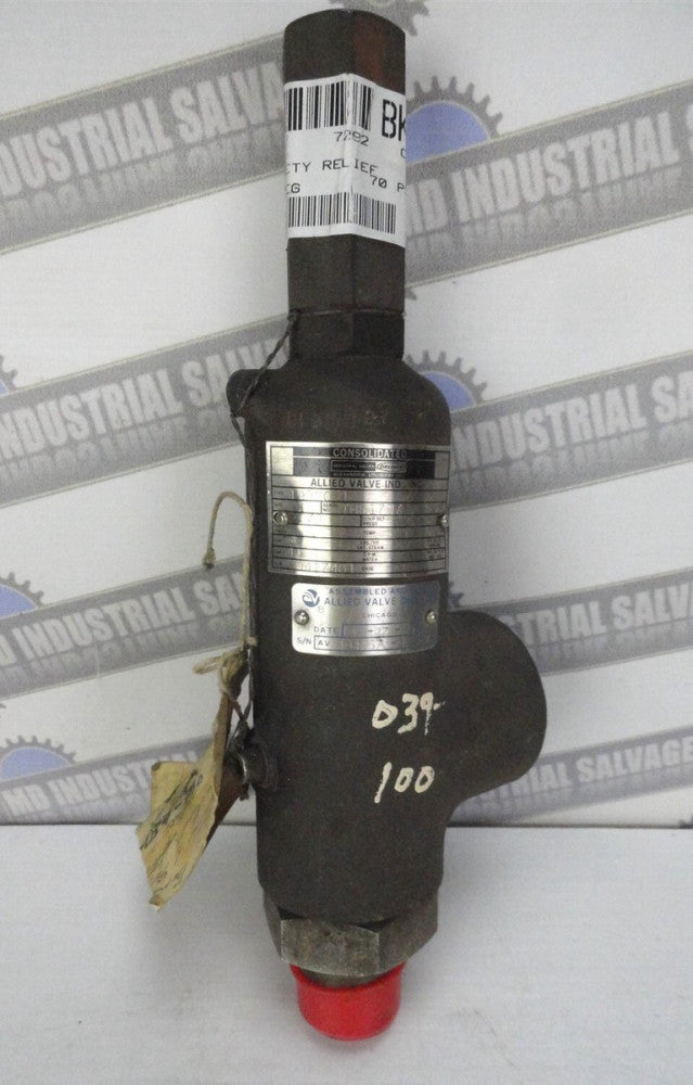 CONSOLIDATED - 1992C-1, 1" Safety Relief Valve, 70 Set Pressure (NEW)