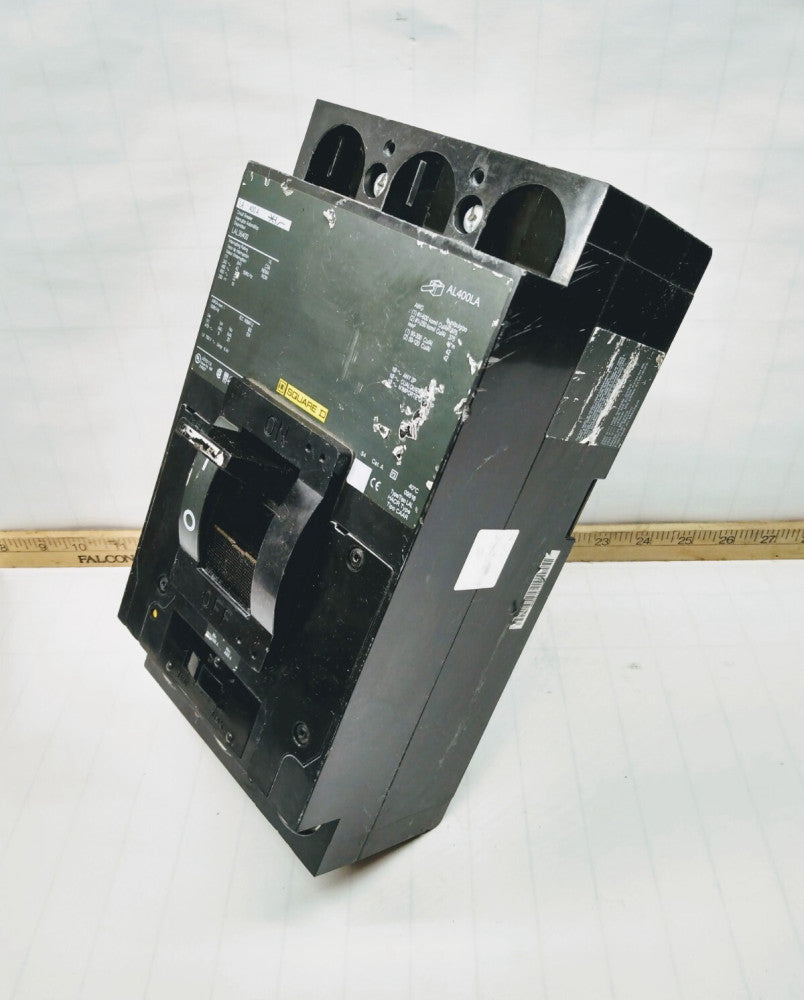 SQUARE D 400 AMP CIRCUIT BREAKER 600 VAC / 250 VDC 3 POLE  LAL36400