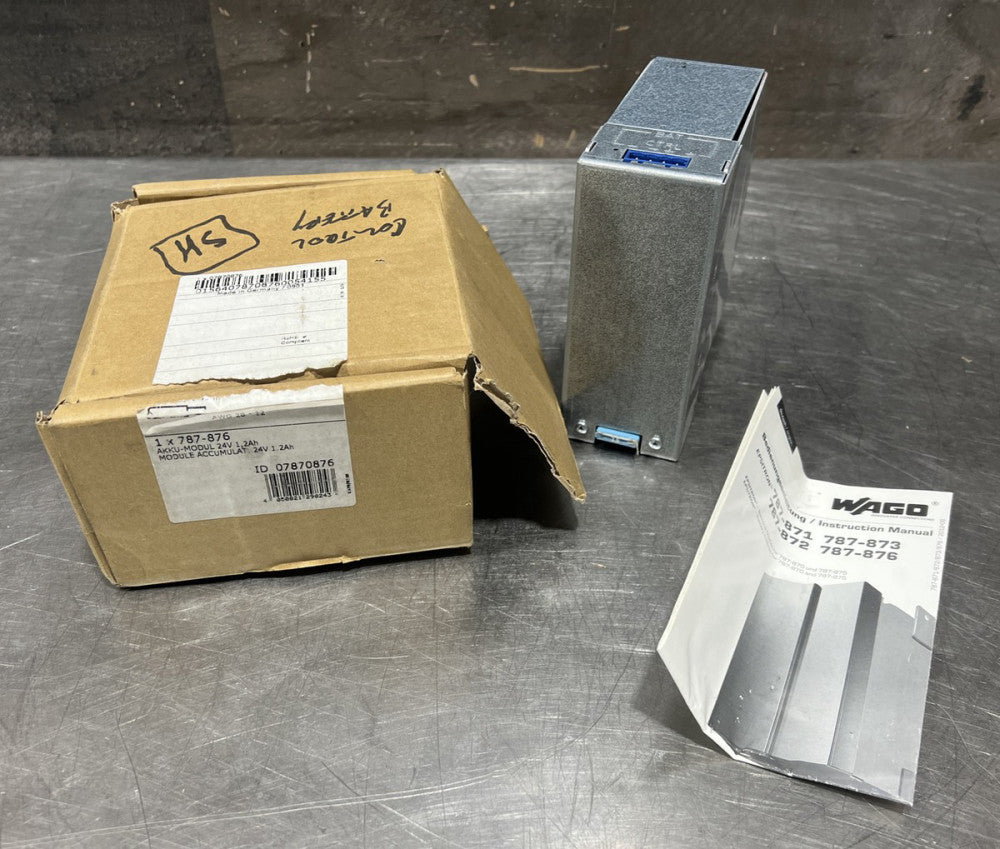 WAGO 787-876 Battery Module Nos Surplus