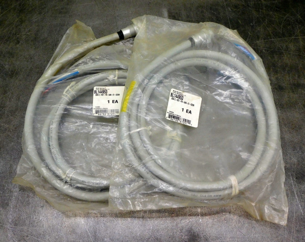 Woodhead 5 Pole Cord BL144953 BDNC-R01-FN-AANN-01-020M Lot of Two (2)