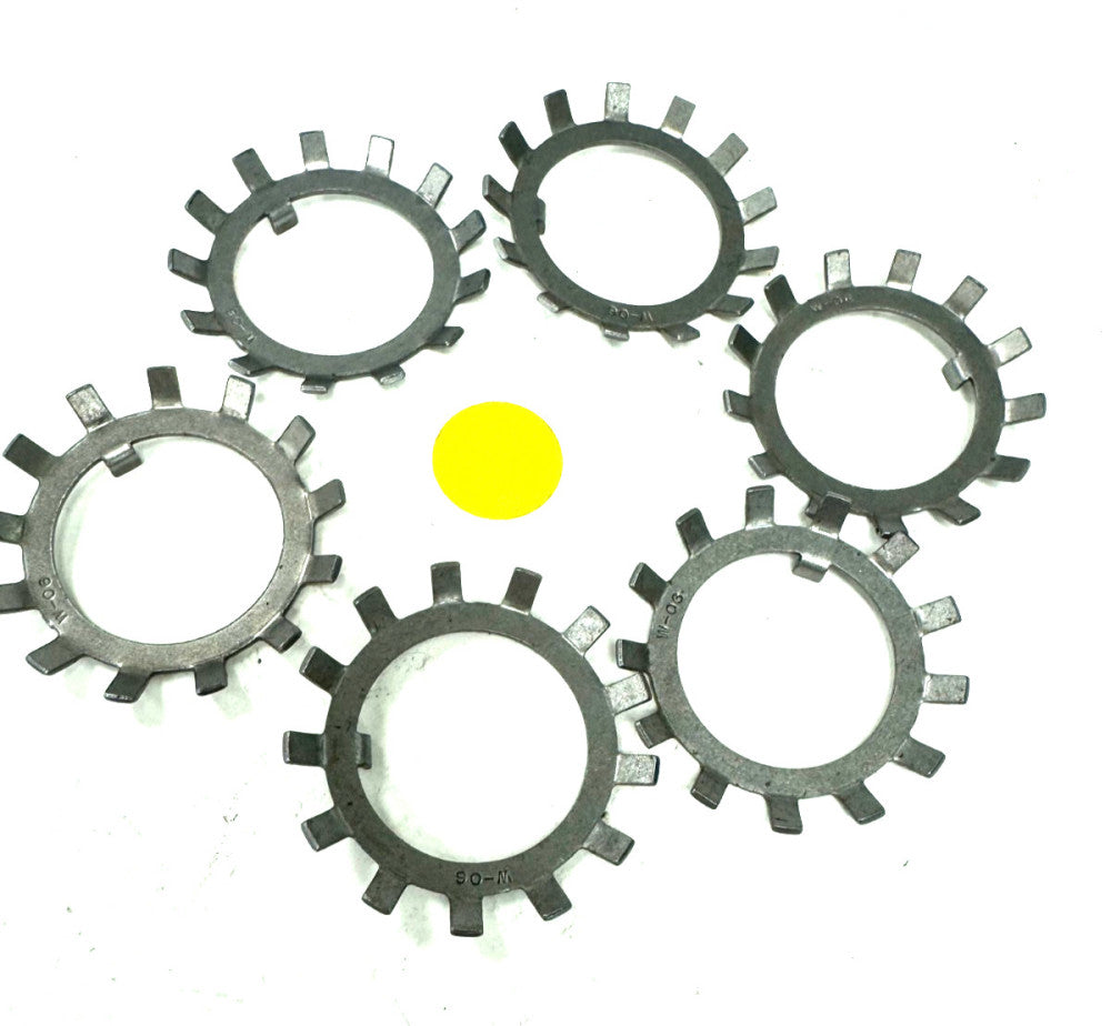 SKF W 06 LOCK WASHER ID 1.254" OD 1.88" THICKNESS 0.206" LOT OF 6