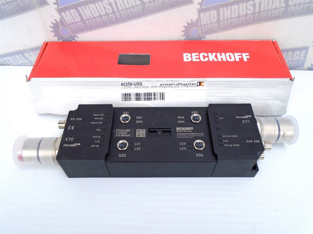 BECKHOFF - EP7402-0057 MDR 2-Zone BDLC Conveyor MOTOR CONTROLLER - 24V EtherCAT