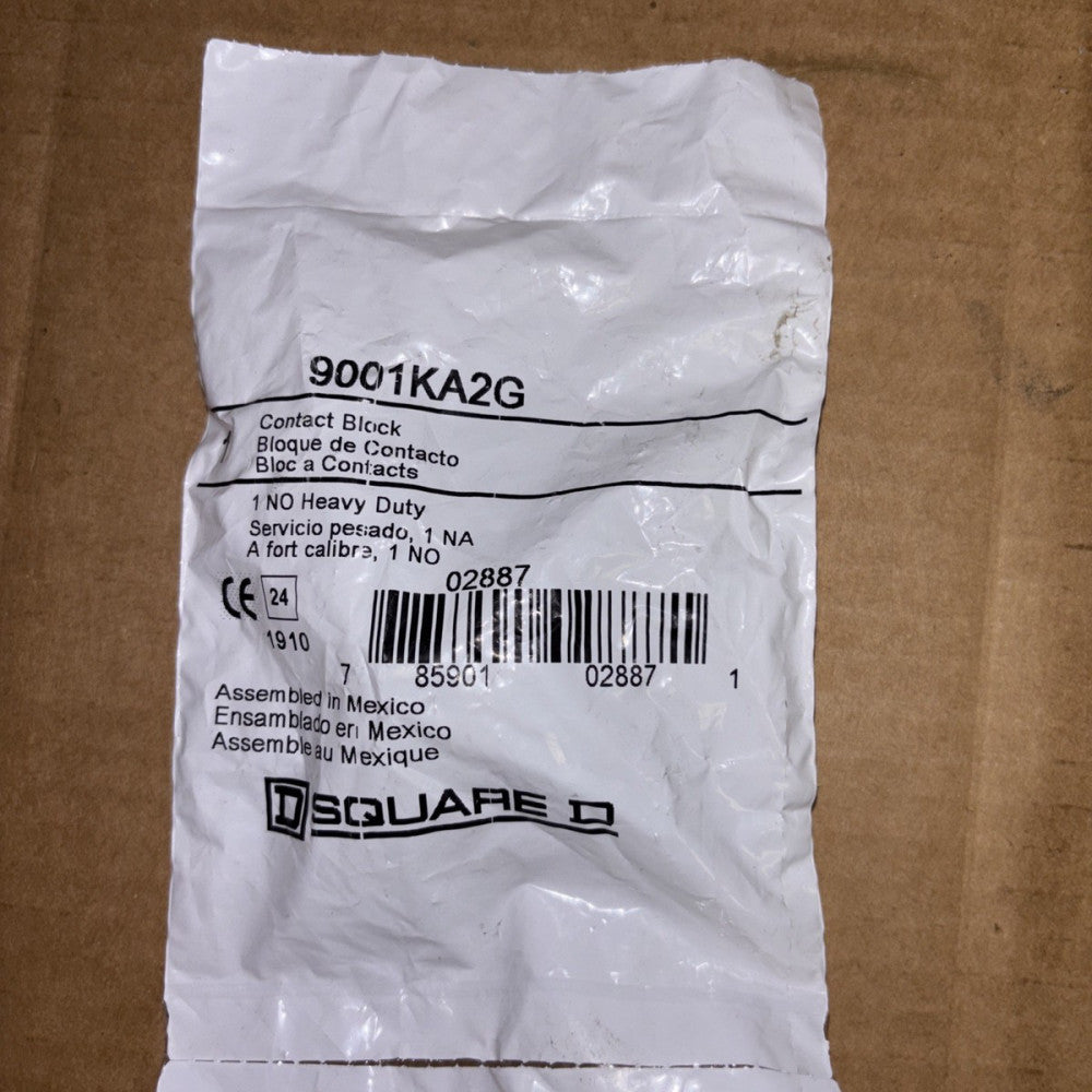 SQUARE D, 9001KA2G, 1NO CONTACT BLOCK, NEW!