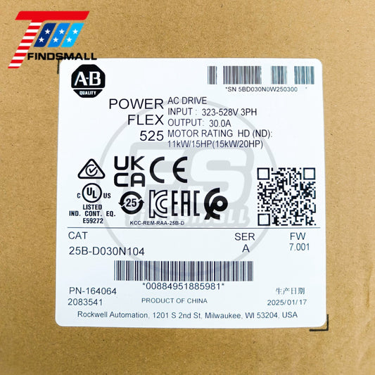 2025 New Factory Sealed Allen-Bradley 25B-D030N104 15kW 20Hp AC Drive US
