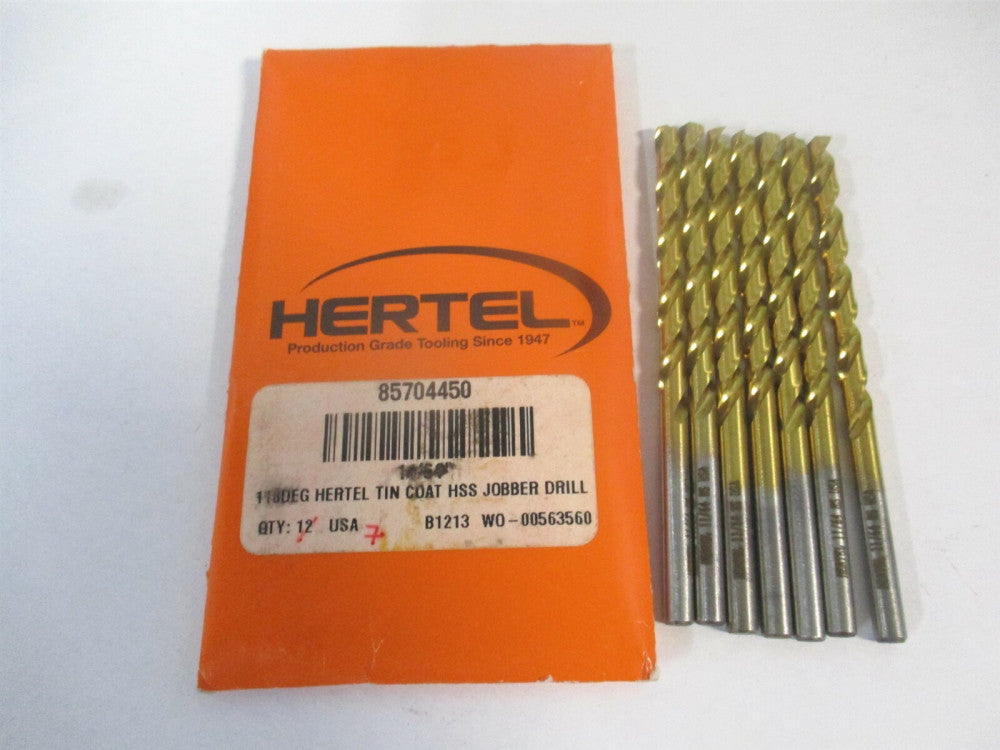(85704450) 11/64" x 2-1/8" x 3-1/4" OAL 118° HSS Jobber Drill - Pack of 7