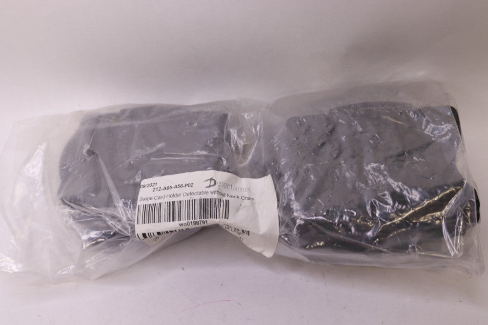 (25-Pk) Detectamet Swipecard Holder Plastic Black 212-A65-A56-P02