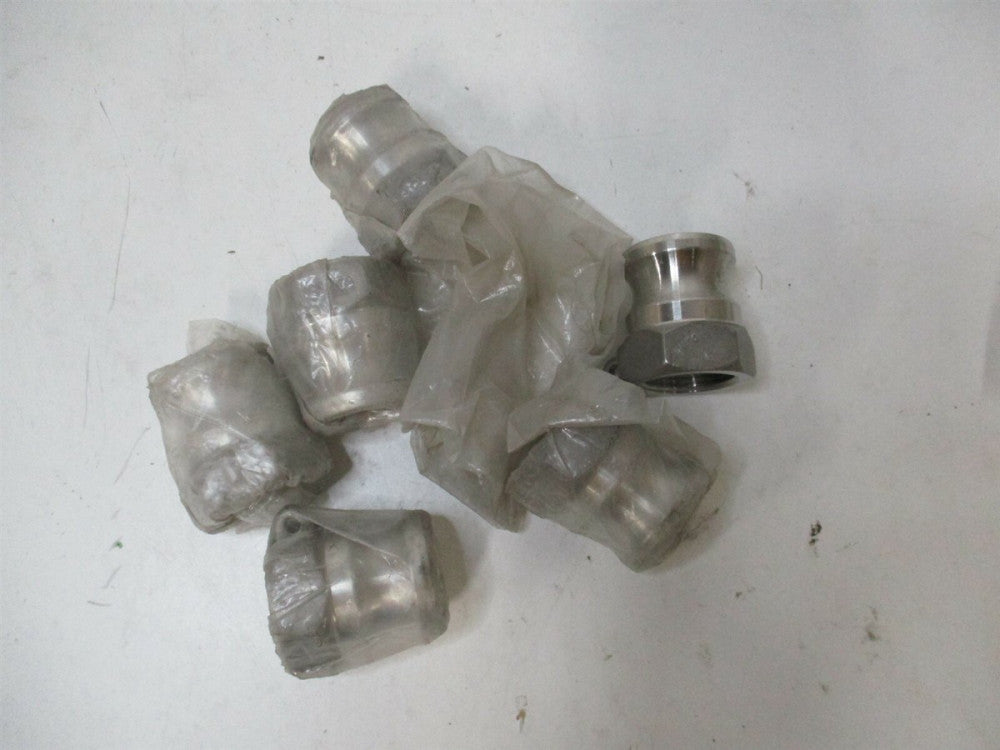 Kuriyana (SS-A075) 3/4" 250 PSI Stainless Steel Part A Male Adapter - Lot of 6