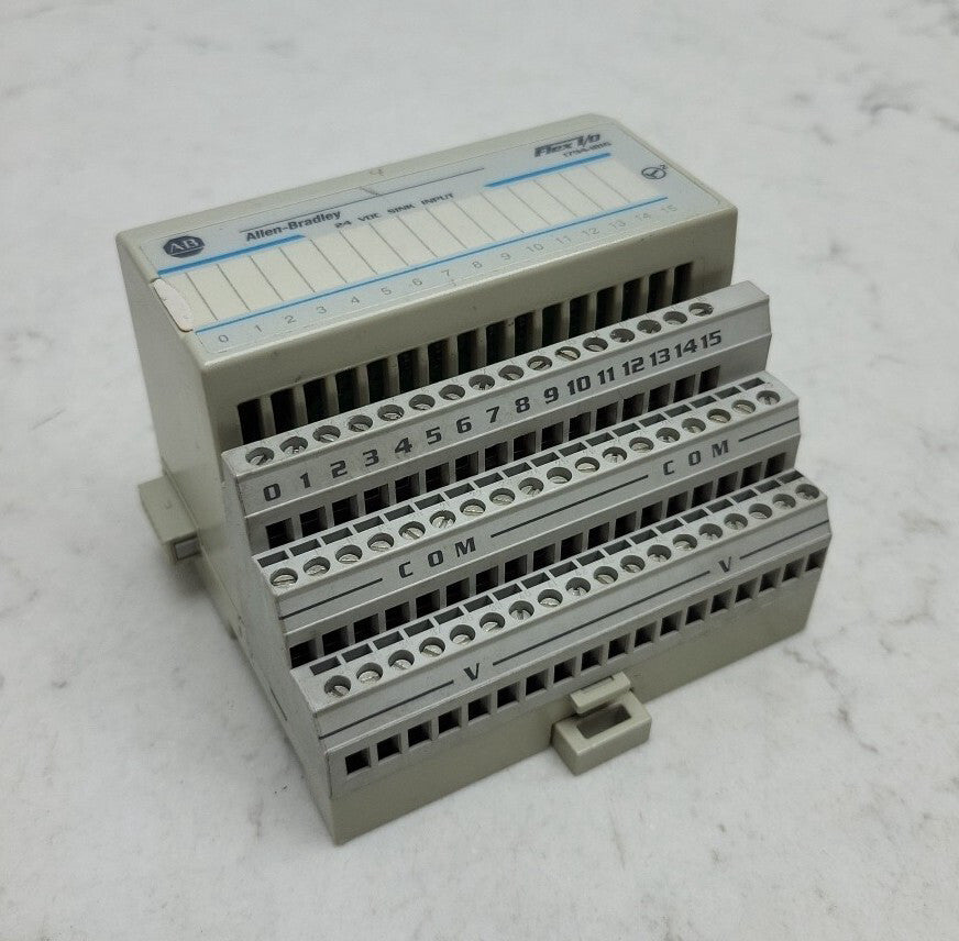 Allen Bradley 1794-IB16/A Flex I/O 16-Point Input Module w/ 1794-TB3/A Base 
