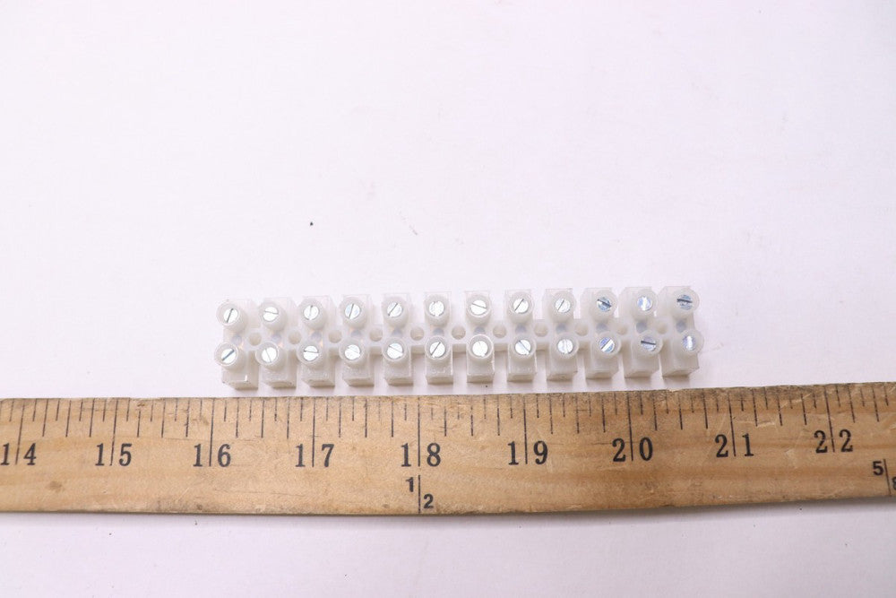  Europa Barrier Strips Wire-to-Wire 1-Row 12-Position 26-12 AWG 250V 323