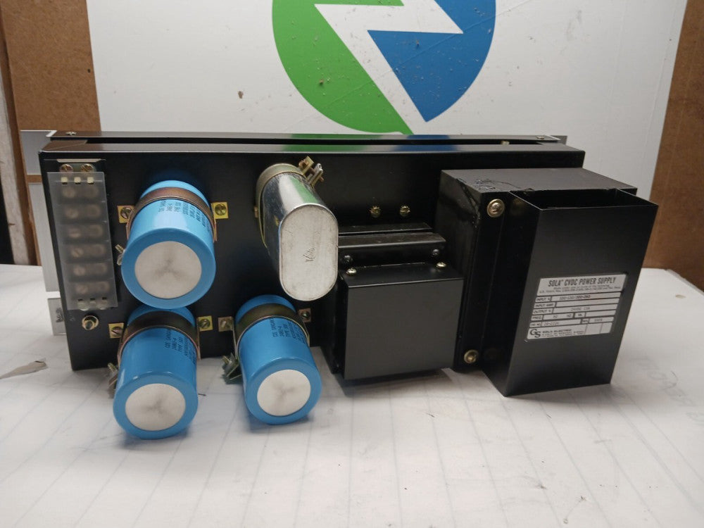 NEW SOLA 28-1203-2 CVDC POWER SUPPLY 100-130 VAC 24 VDC 15 AMP