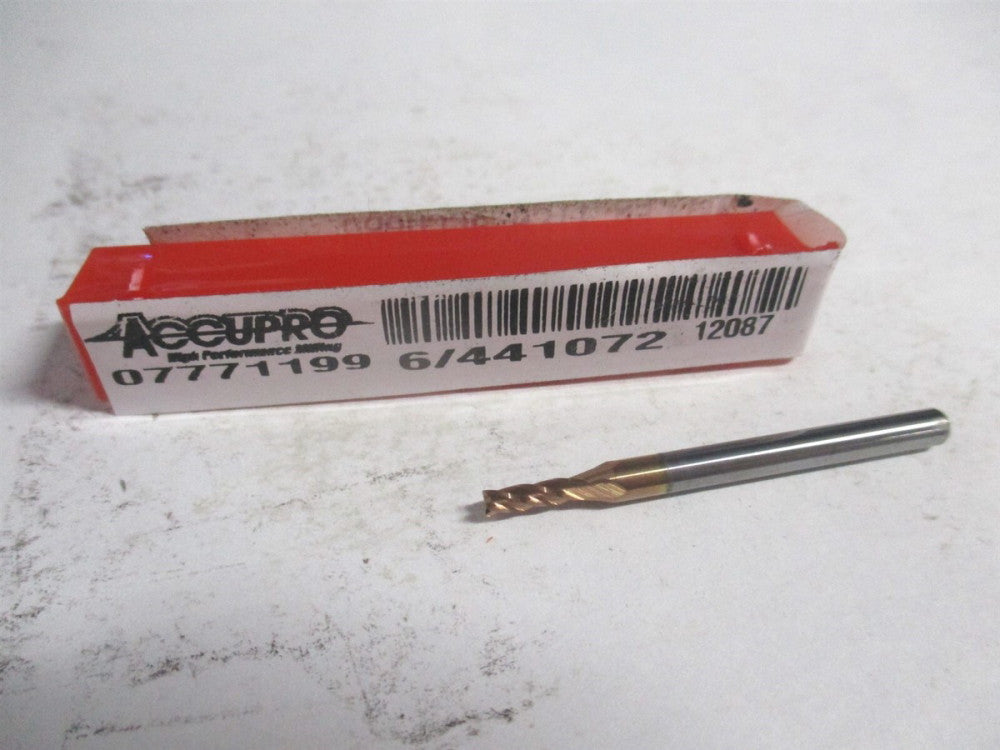 (12182335) 5/64 x 1/4 x 1/8" x 1-1/2" OAL 4 Flute Solid Carbide Square End Mill 