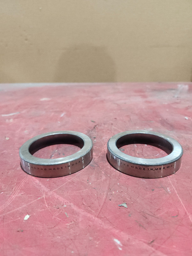 NEW NO BOX LOT OF 2 TIMKEN TAPERED ROLLER BEARING SINGLE CUP 44348