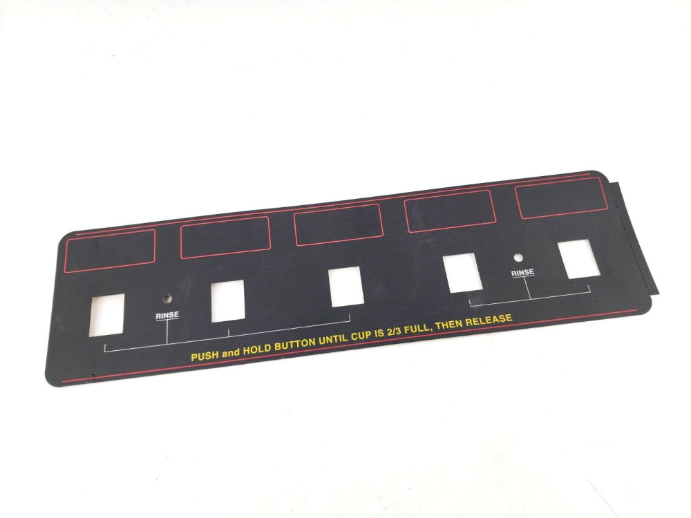 Bunn 28964.0003 Decal Dispense Switch FMD-5