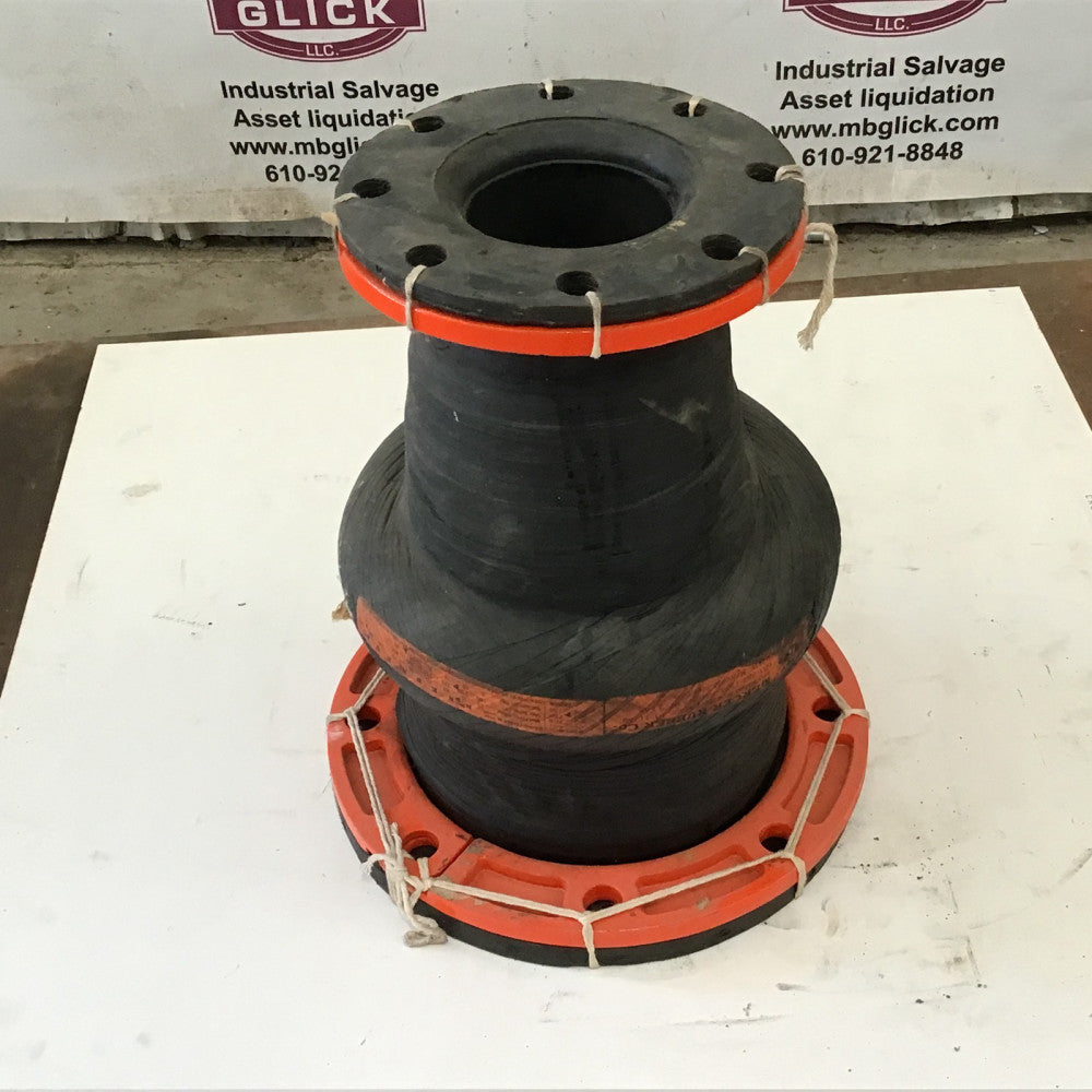 Mercer Rubber Expansion Joint 4"to 8" Maximum Press 140 PSIG Maximum Temp 400°F