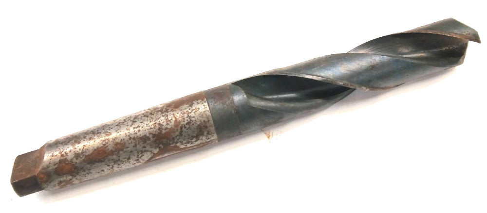 CLE-FORGE 1-3/4" TWIST DRILL BIT MT5 7-1/4" LOC 2-FLUTE SPIRAL HSS 15-5/8"OAL
