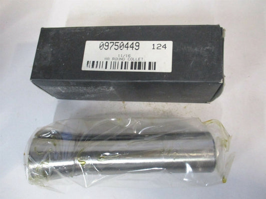 (231-4744) 11/16 Inch x 7/16-20 0.0007 Inch TIR Steel R8 Collet 