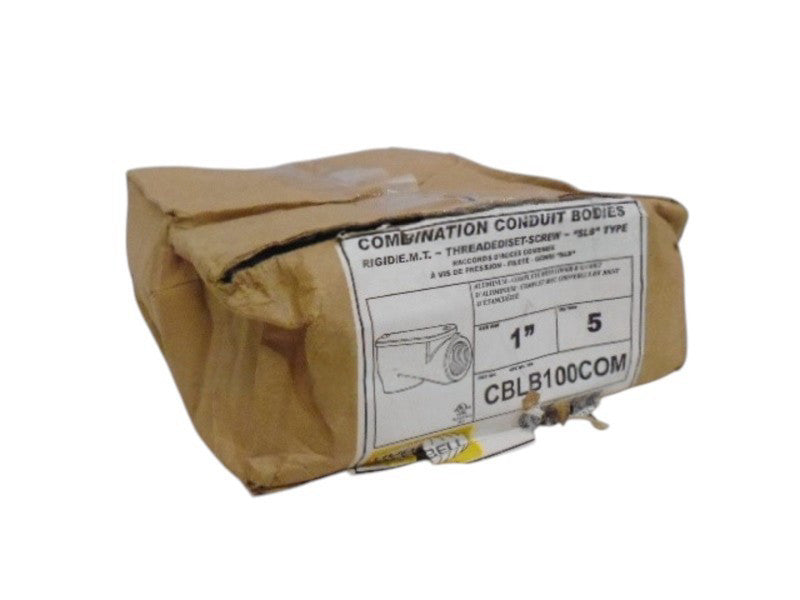 HUBBELL CBLB100COM CONDUIT BODY 1" (BOX OF 5) NSFS