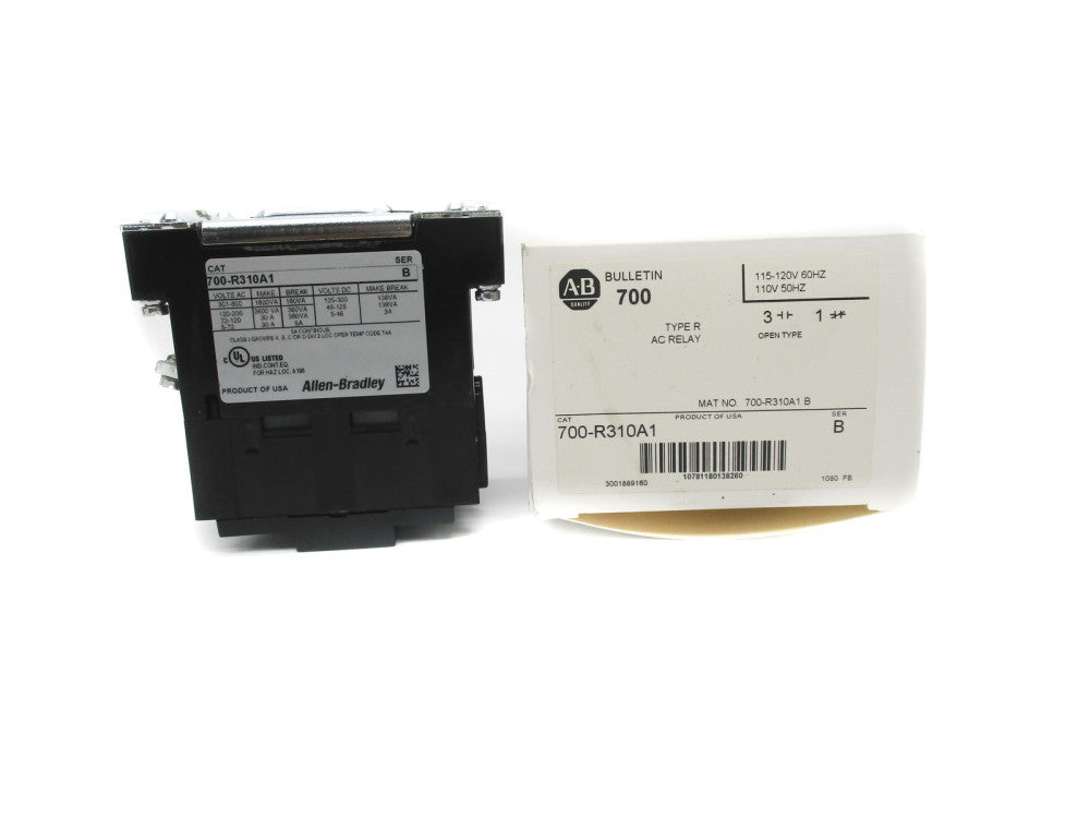 ALLEN BRADLEY 700-R310A1 SER. B 110/115-120V (WH) NSMP