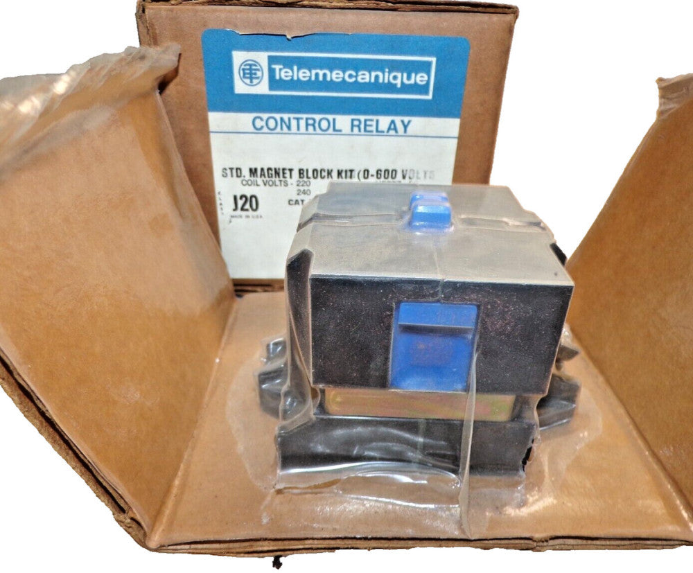 NEW TELEMECANIQUE J20 CONTROL RELAY COIL 220/240 VAC  J20M24