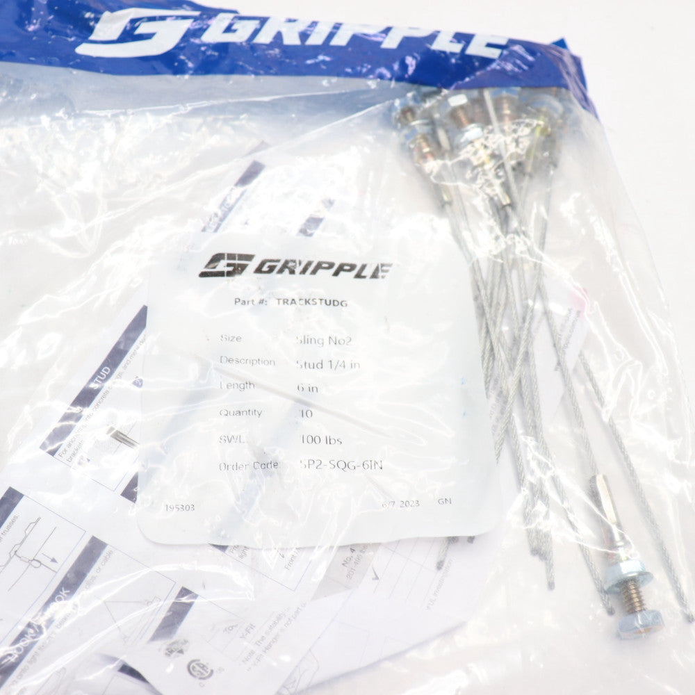 (10-Pk) Gripple Stud #2 6" Length TRACKSTUDG