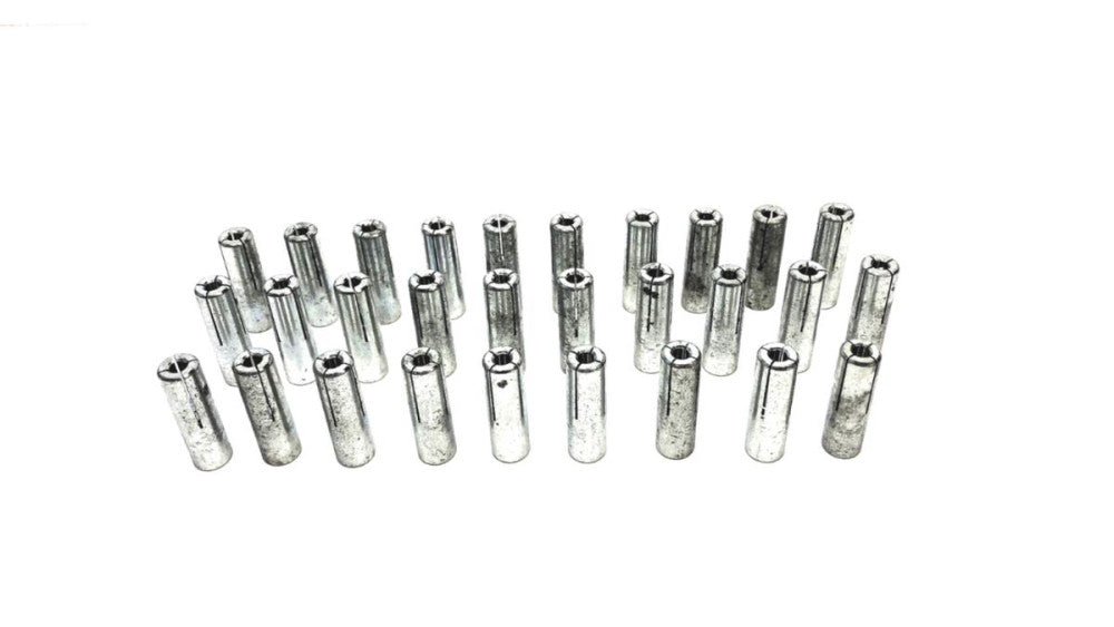 Unbranded 3/8 INCH X 1-5/8 Inch Drop-In Anchor RL-38 [Lot of 29] NOS