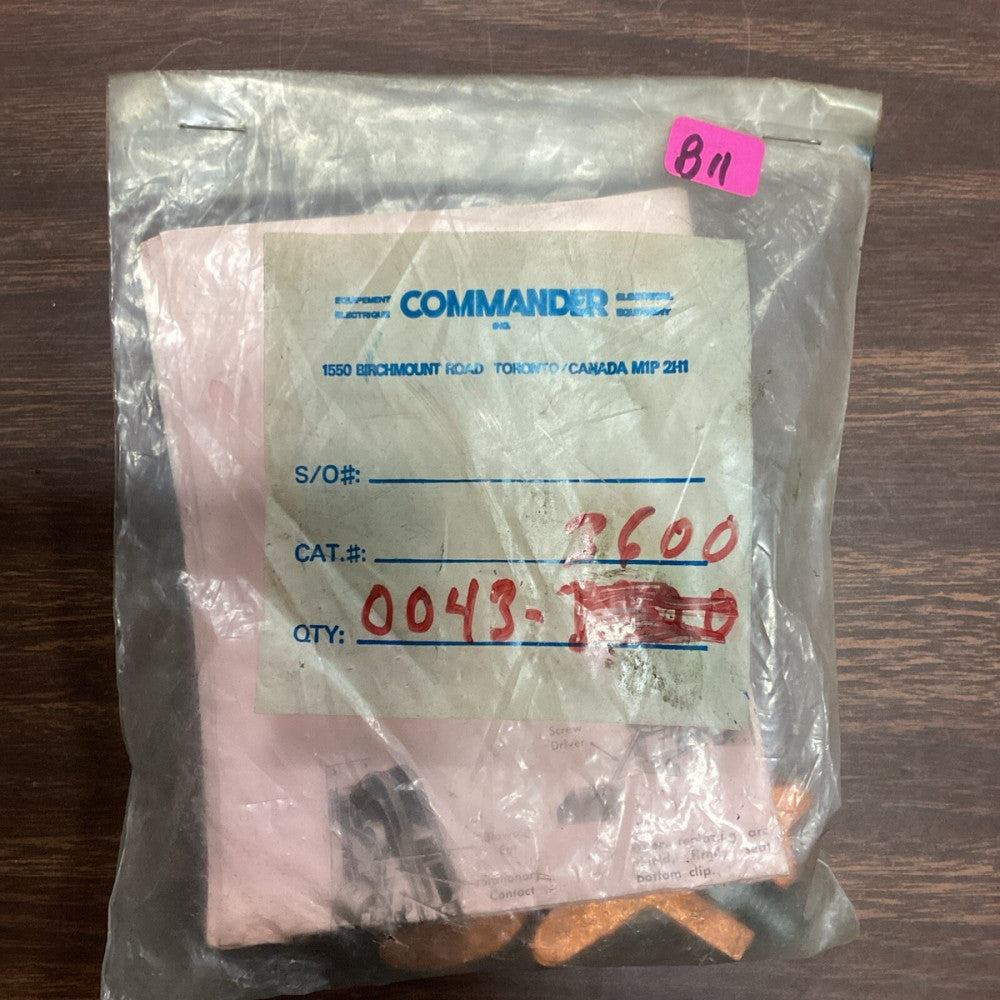 JOSLYN CLARK 1-POLE 74U13 100A CONTACT KIT KKD100 KKD-100 G2