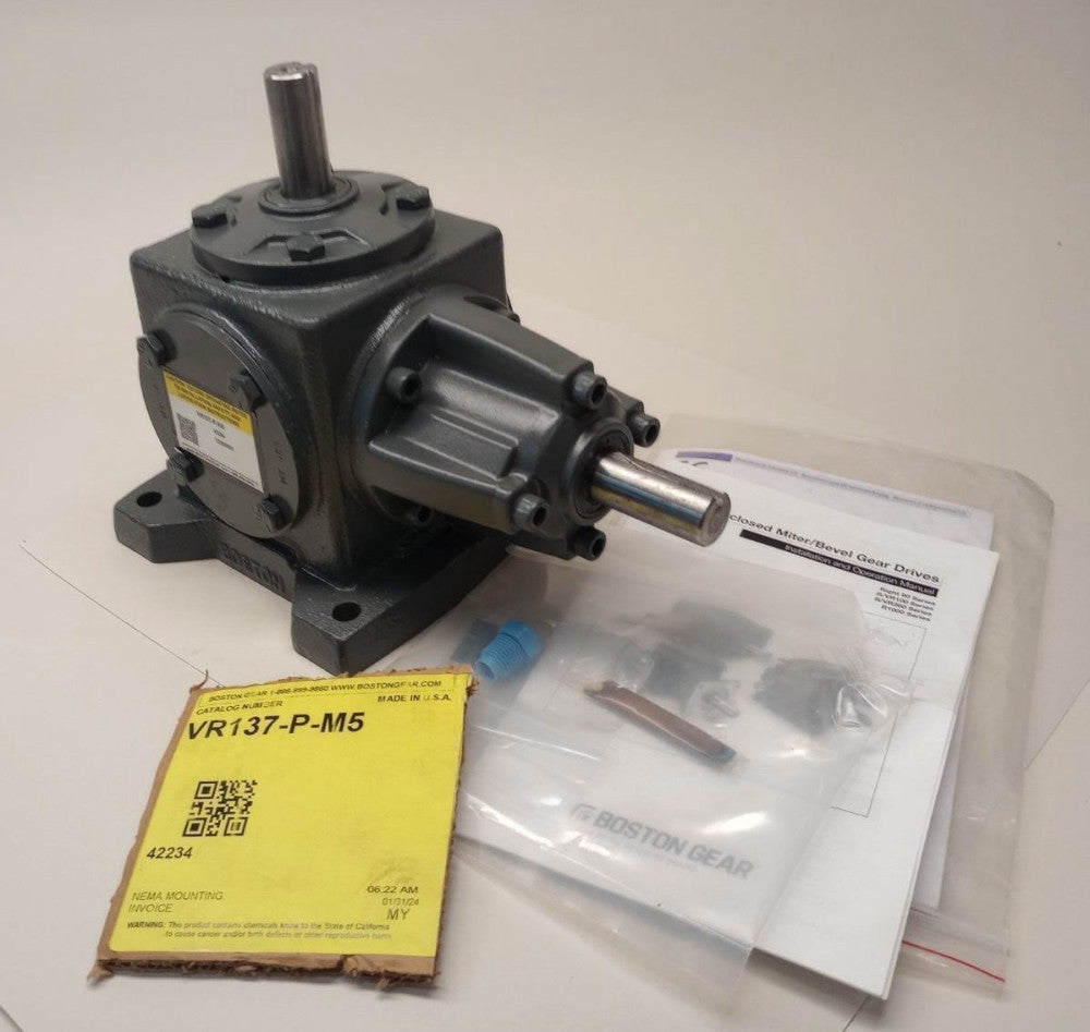 Boston 42234 Gear Box VR137-P-M5 9.2hp 318Lb-In Ratio 1:1 1750rpm