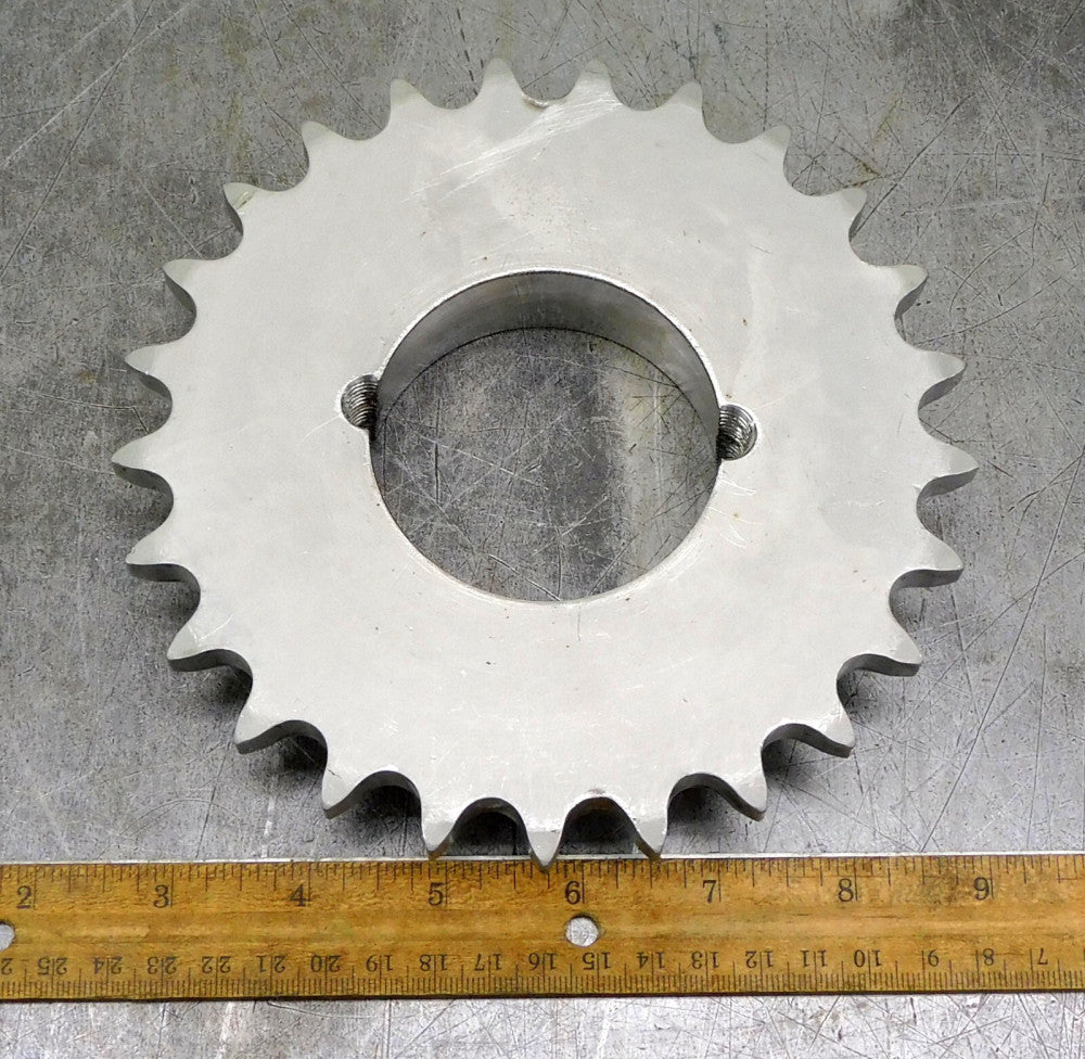 Martin 60B25 Stainless Steel Roller Chain Sprocket #60 25 Teeth 2-5/8" Bore