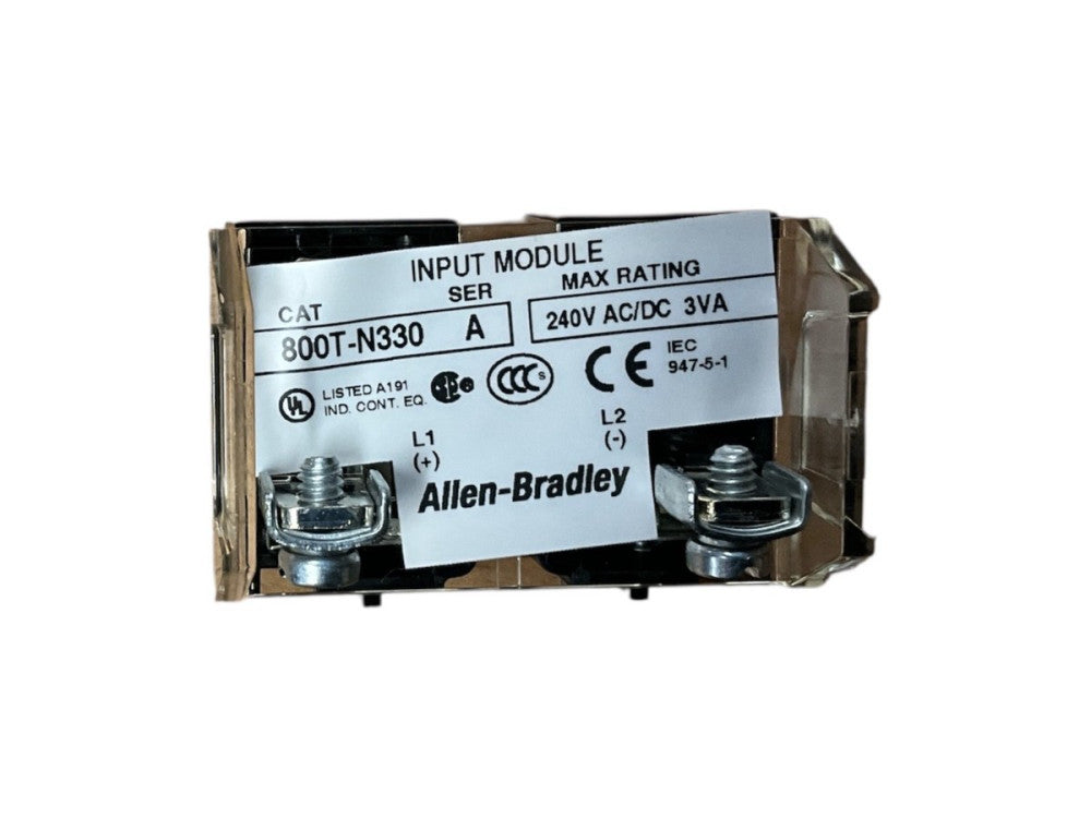 Allen Bradley 800T-N330 Ser. A Power Module; 6V, 12V, 24V, 120V.  P9