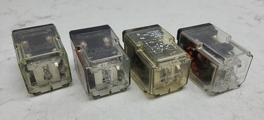 4 Pack Tyco TE Potter Brumfield KRPA-11AN-120 Relay 120V Coil *Used Untested