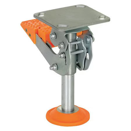 Zoro Select Fl-Lkh-8 Floor Lck,Top Plate,8-1/4 In H,8 In Cstr