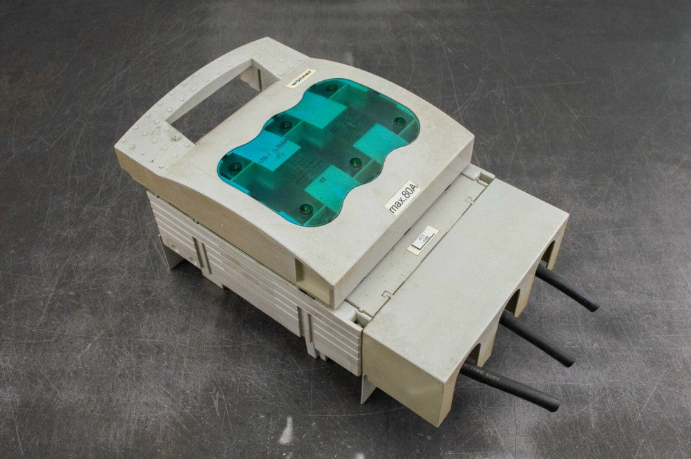 Wohner LTS-1 250A 690V Bus Bar Disconnect Fuse Holder 80 Amp Fuses