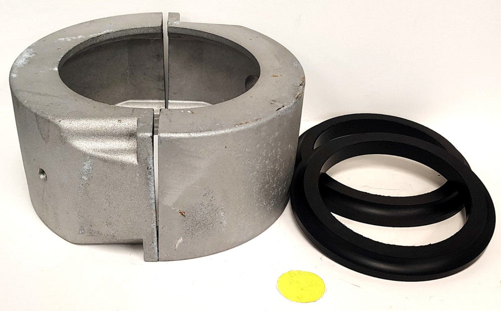 MARTIN 80 SERIES ROLLER CHAIN COUPLING COVER W/GASKET RINGS ALUMINUM