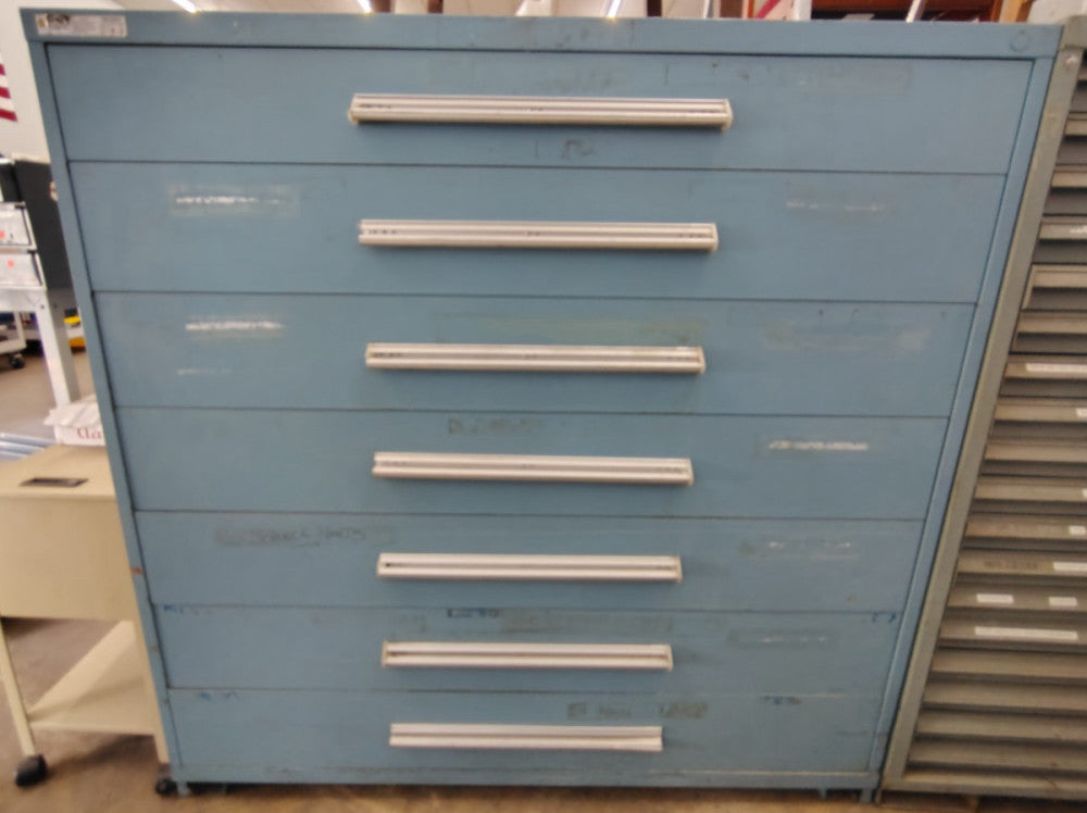 STANLEY VIDMAR 7 DRAWER 60" WIDTH TOOL CABINET