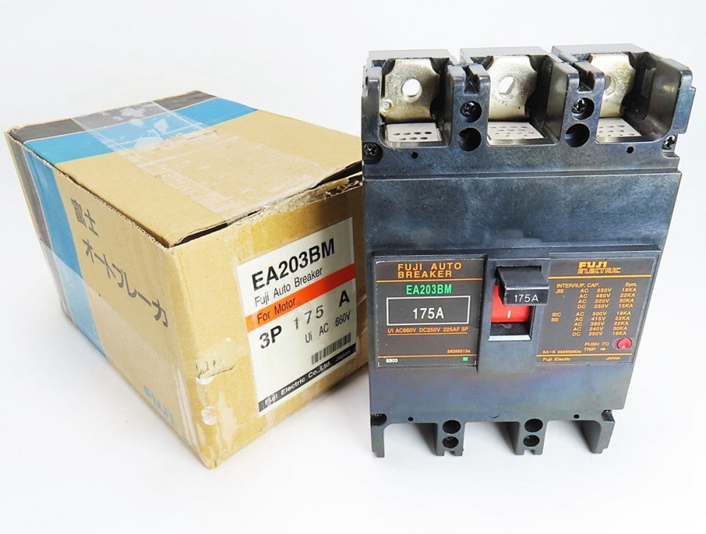 Fuji EA203BM 175A Breaker 3P 660VAC 250VDC  *USA Seller* NEW IN BOX
