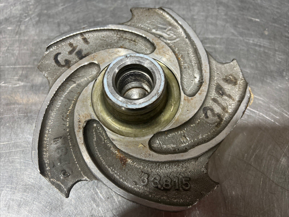 Goulds Pump IMPELLER 53815 Nos Surplus 3x4x8 6.5” Diameter