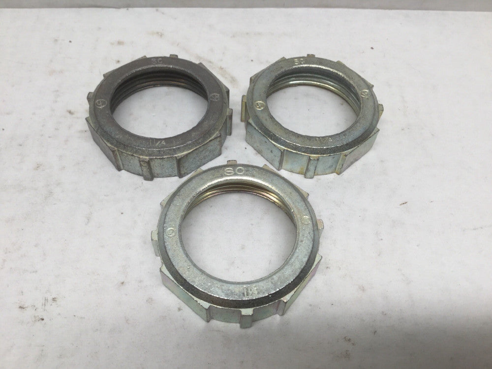 STEEL CITY 3LN82 1-1/4" Conduit Ground Bushing (3 Pack)