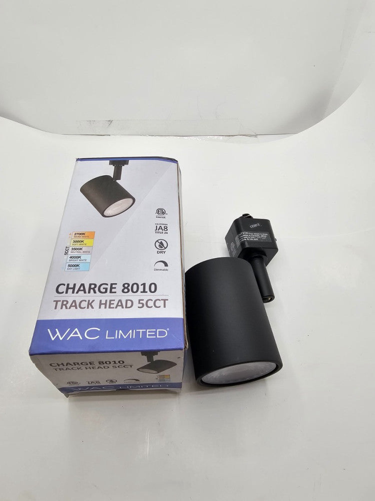 WAC H-8010-CS-BK LED Track Lighting CHARGE 3000K 120V Halo Track Black