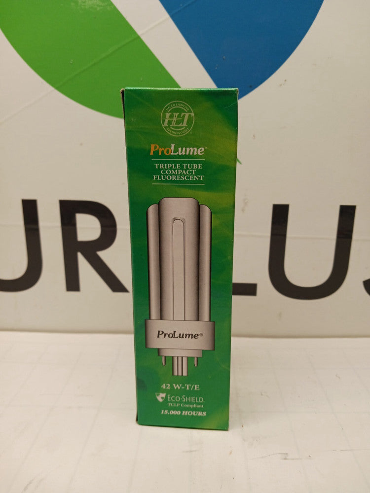 NOS HALCO PROLUME ECO-SHIELD 42 WATT COMPACT FLUORESCENT BULB 42 W-T/E