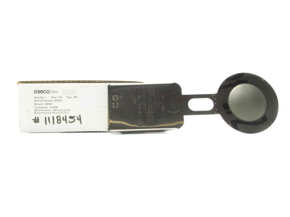 OSECO 43035-1 RFAS 1.5" 109.4PSI 721'F NSMP