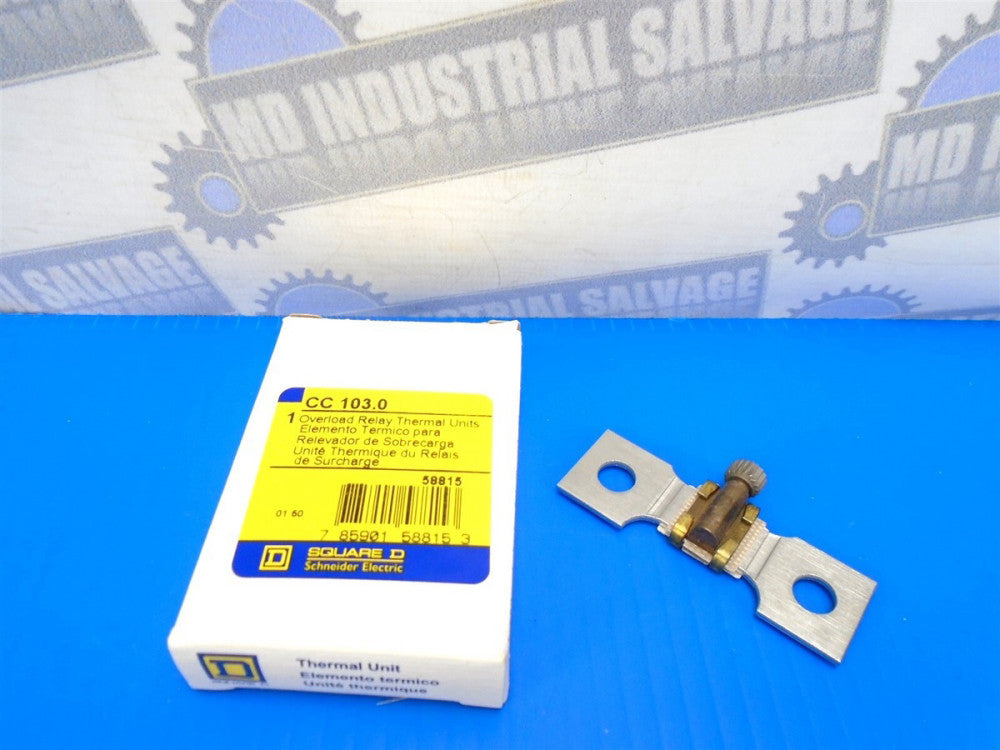 SQUARE D - CC103.0 - CC THERMAL OVERLOAD RELAY - Class 20 - 57.5-67.2A A - 600V